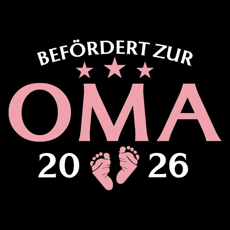 Großmutter 2026 Befördert zur Oma