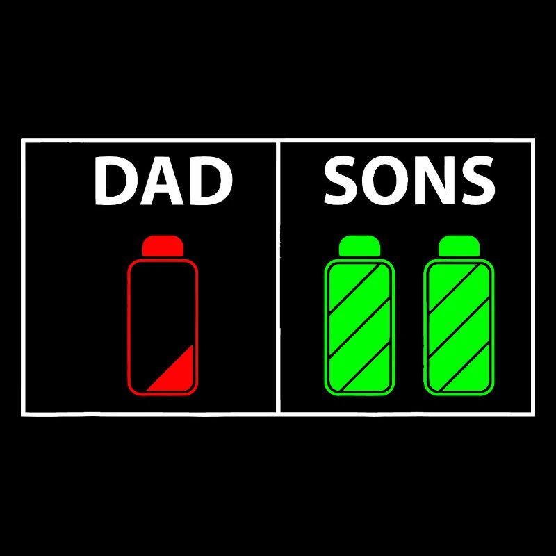 Dad vs Sons Neon Bottles