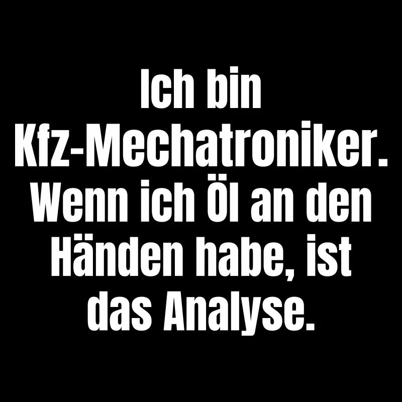 Kfz-Mechatroniker Öl-Hand Analyse