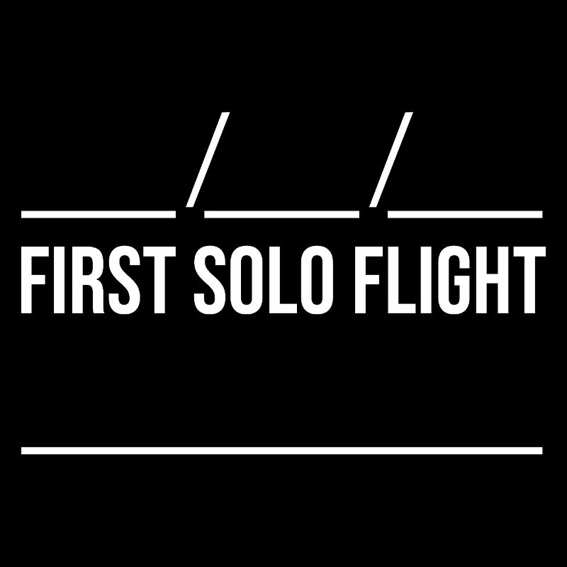 First Solo Flight Funny Gift for Aviation Lovers 