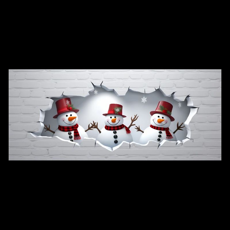 3D Snowman