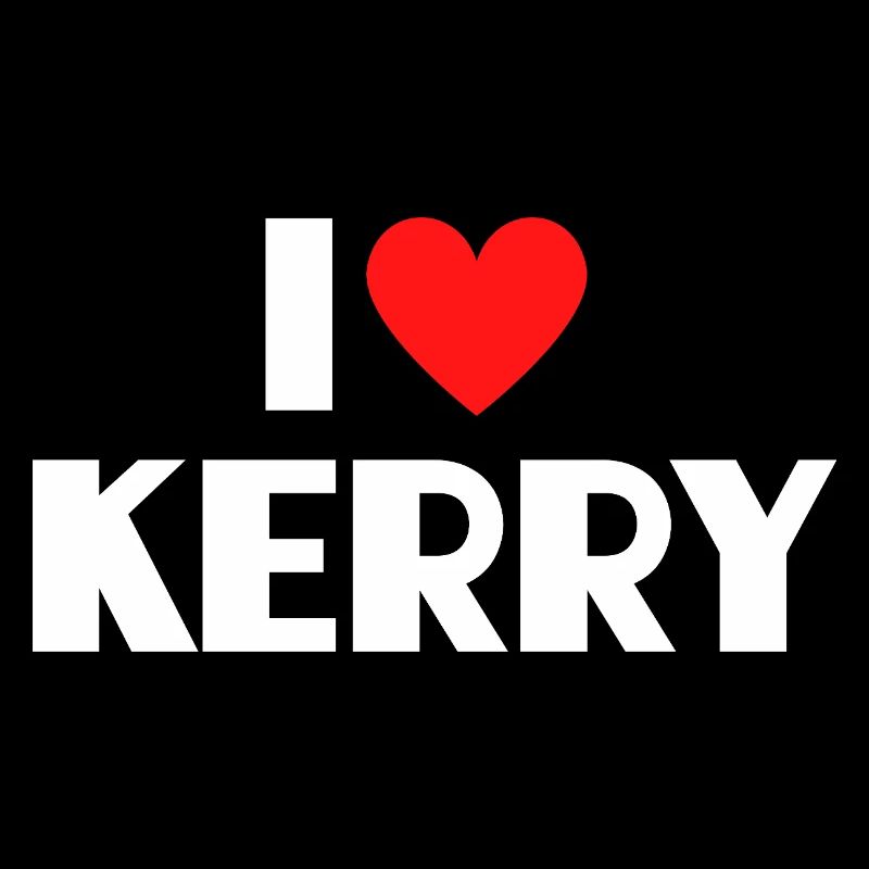 J’adore la déclaration rétro de Kerry Red Heart