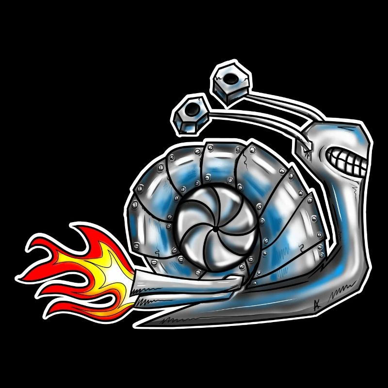 Screw with turbocharger