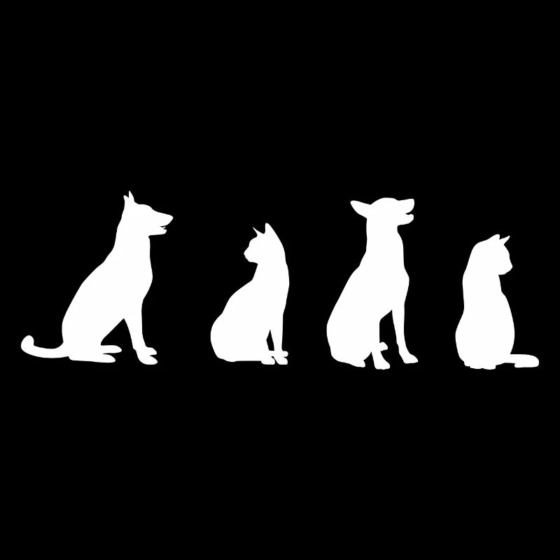Dessin de chats et de chiens