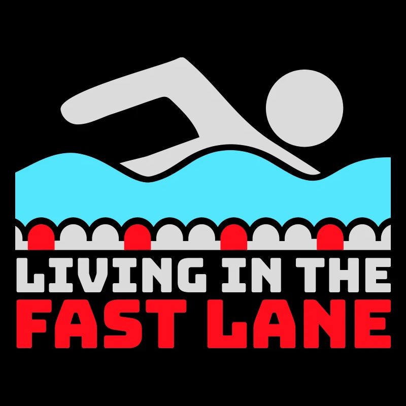 Life In The Fast Lane Float Funny Pool Saying