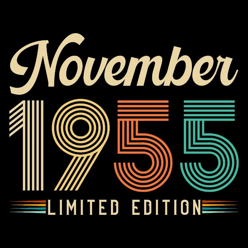 November 1955 Vintage Geburtstag Retro Geschenk