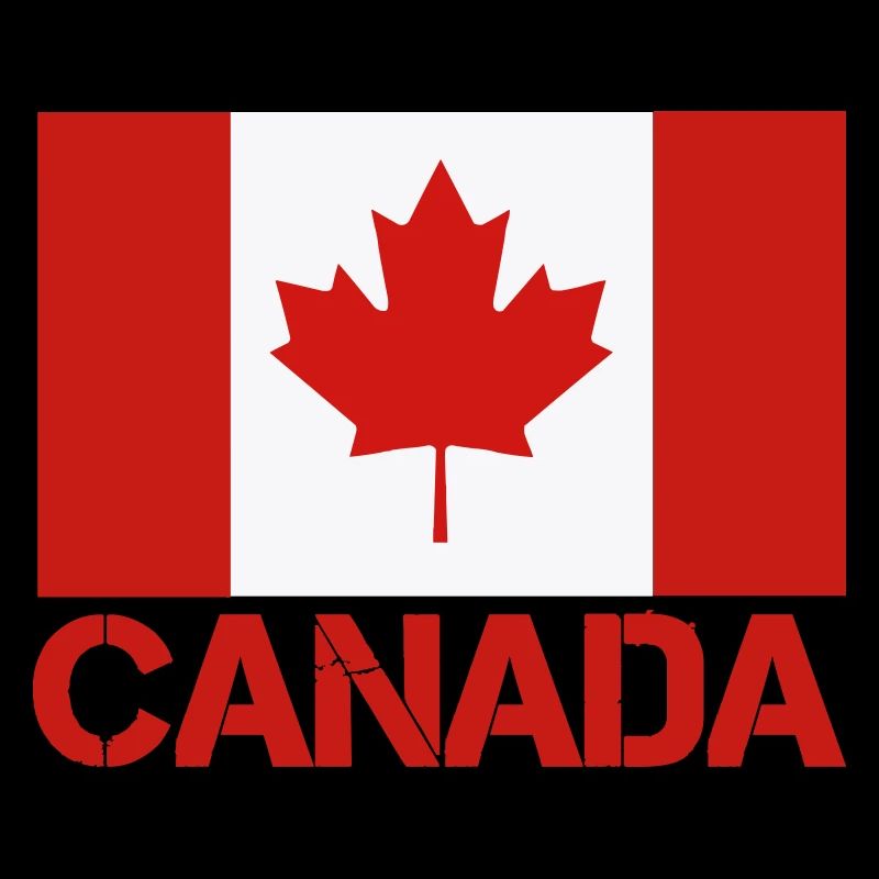 Maple Leaf Canada Flag Art