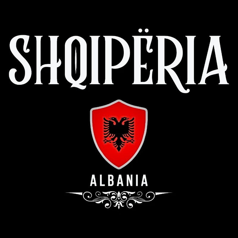 Fierté albanaise, drapeau albanais