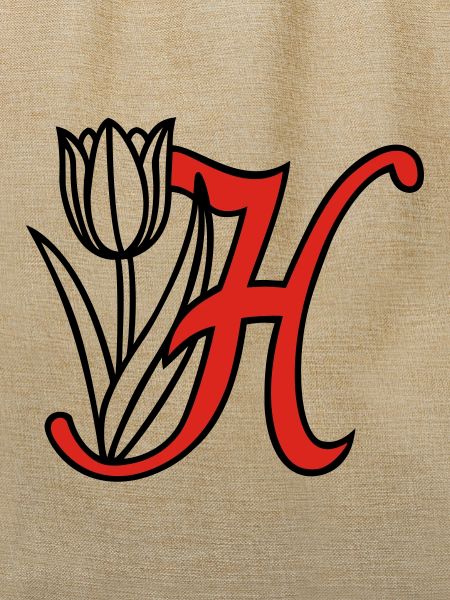Buchstabe, Initiale, Blume