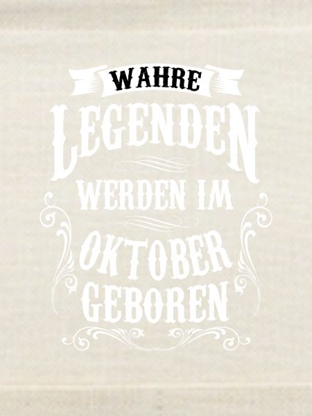 Oktober geboren