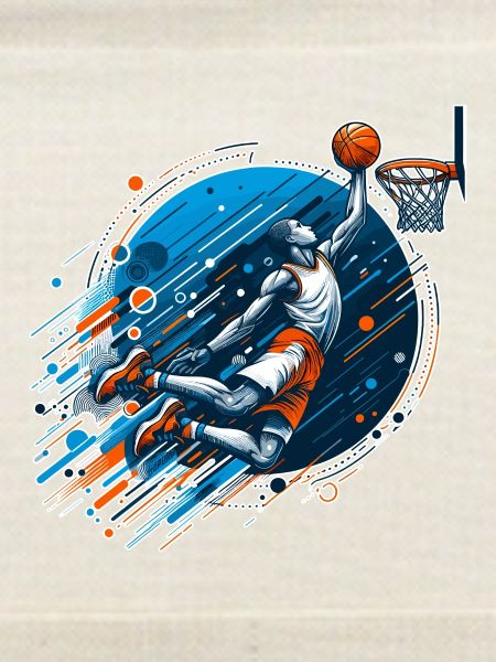 Basketball Dunking Geschenk