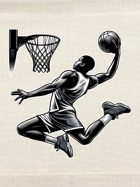 Basketball Dunking Geschenk