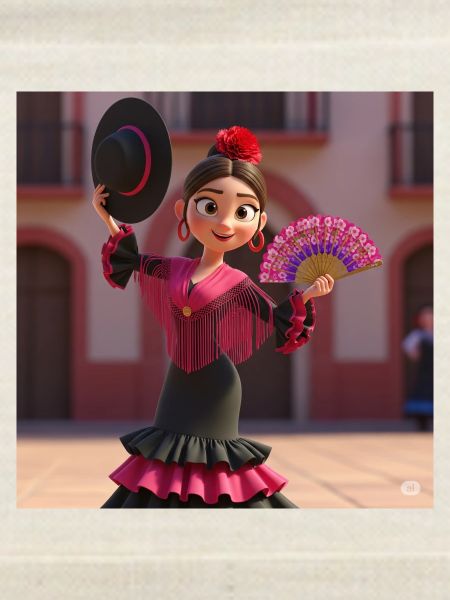 Flamenco mit Kunst