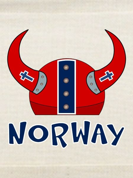 Norwegischer Flaggenhelm