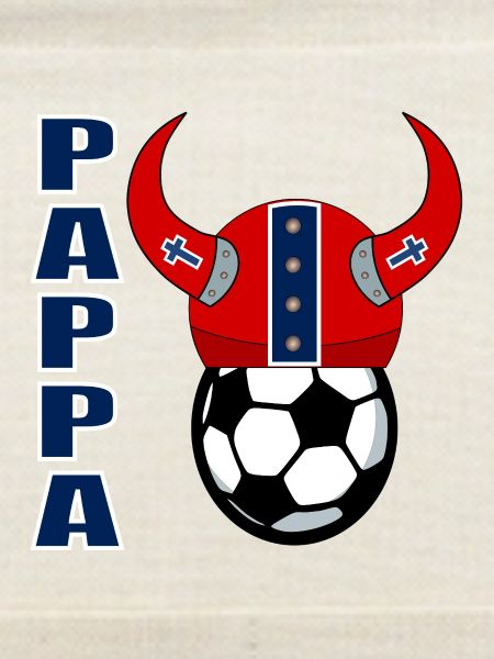 Fußball-Norweger-Papa