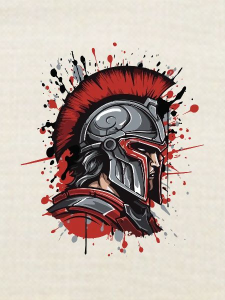 Spartaner Helm Gladiator