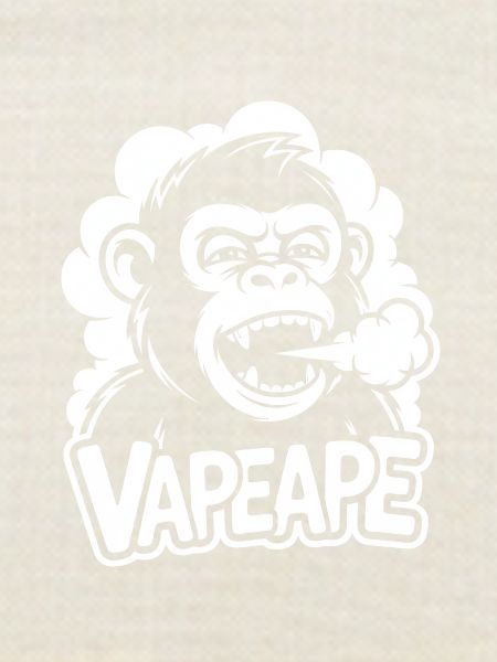 Vapeape Affe mit Dampf