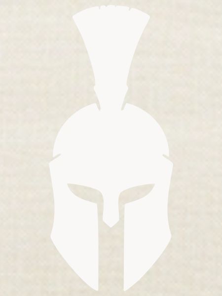 Spartanischer Helm Minimalismus