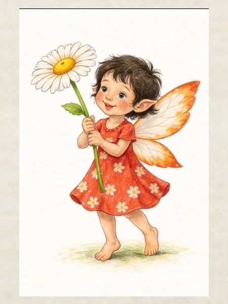 Daisy Fee mit Blume