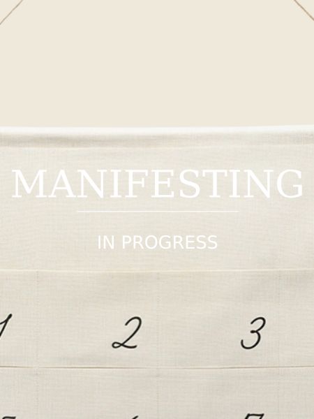 Manifesting - in progress
