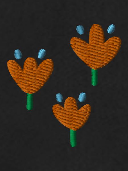 Tulipes brodées