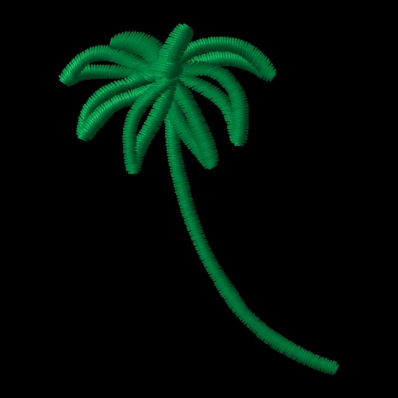 Palm Tree Embroidered