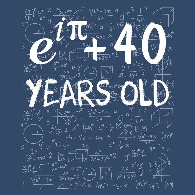 39e anniversaire 39 ans Euler Identité cadeau math