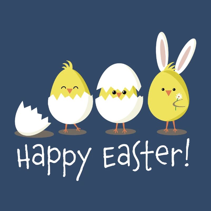 Happy Easter Chick Egg Easter Egg