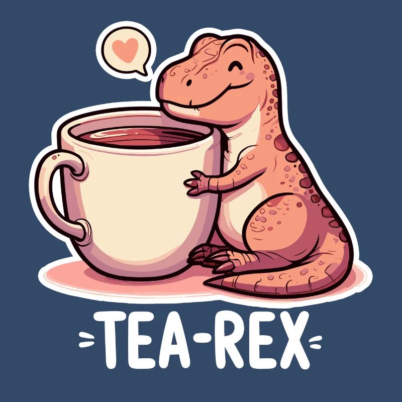 Tea Rex Tea Rex Tea Drinker Gift
