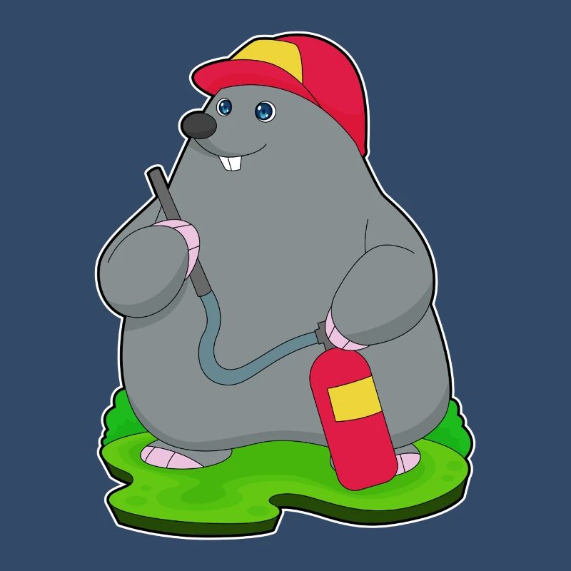 Mole Firefighter Fire Extinguisher