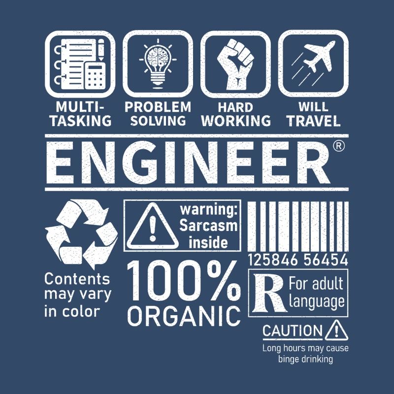 engineer multitasking problem solving hard working