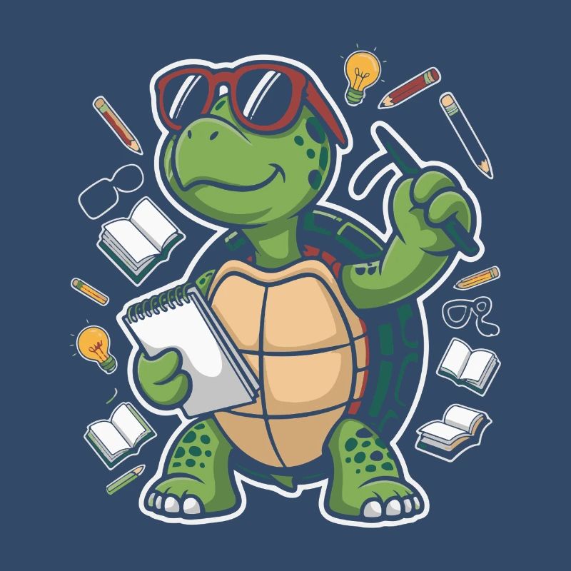 Learning turtle with pen