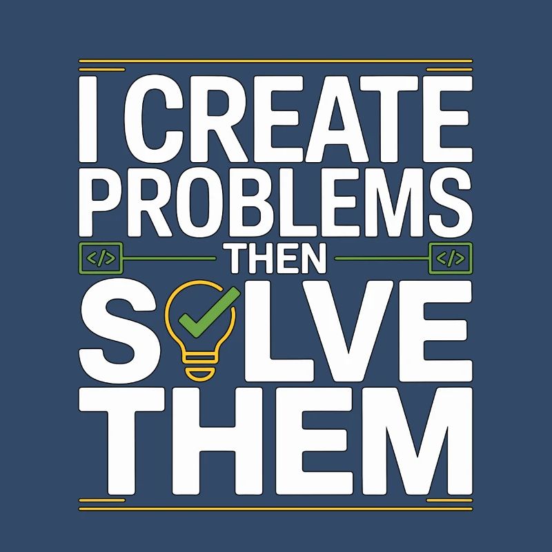 Game Developer I Create Problems Then Game Coder