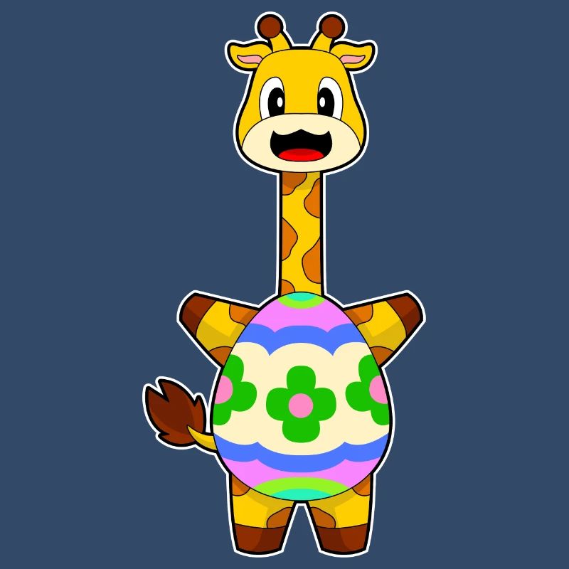 Giraffe Easter Easter Egg