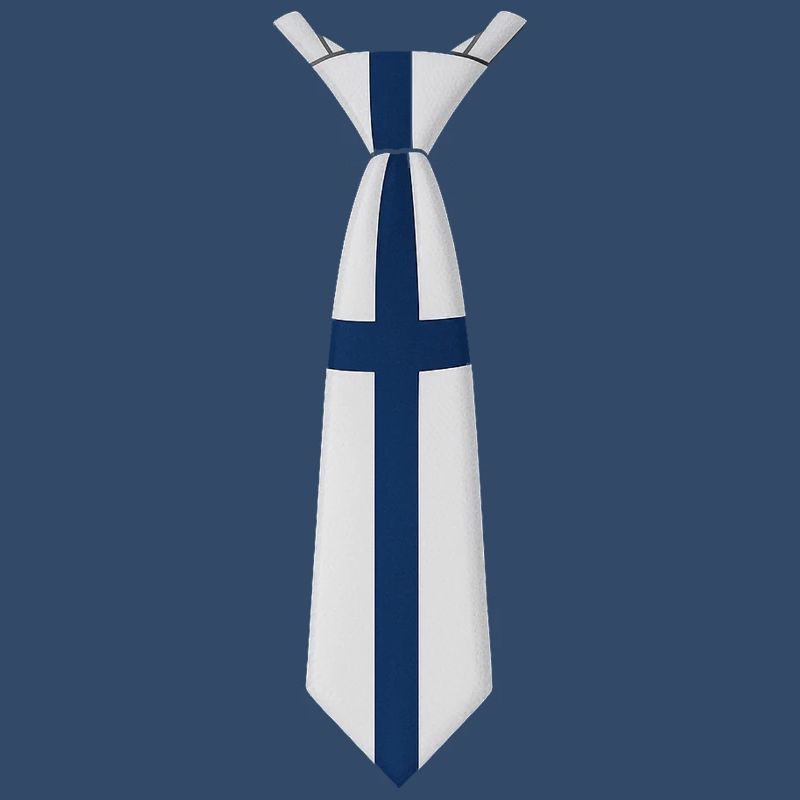 Cravate Finlande – Conception du drapeau