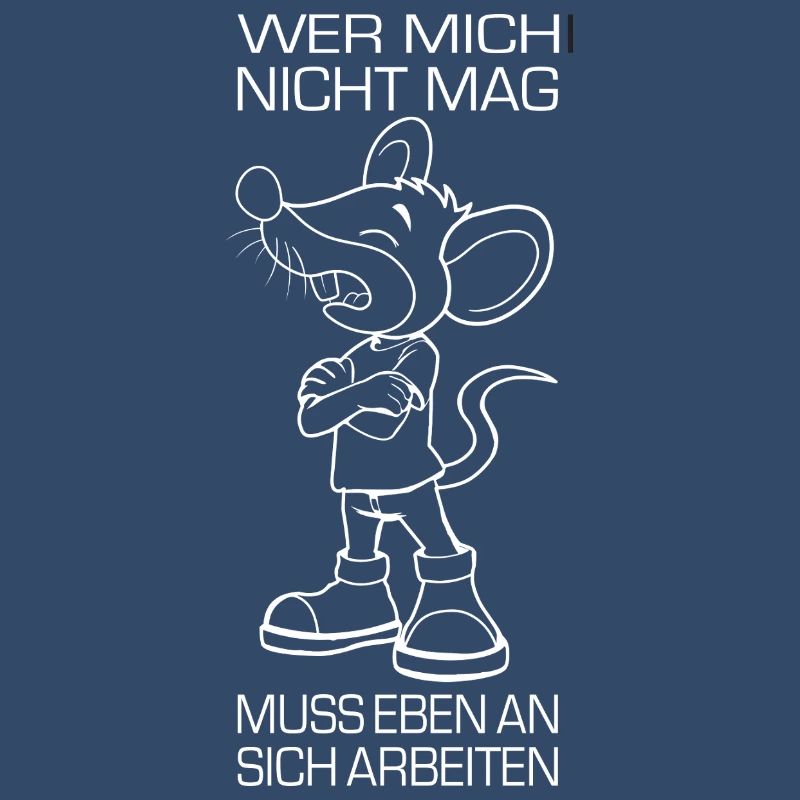 Mouse with work ethic funny saying
