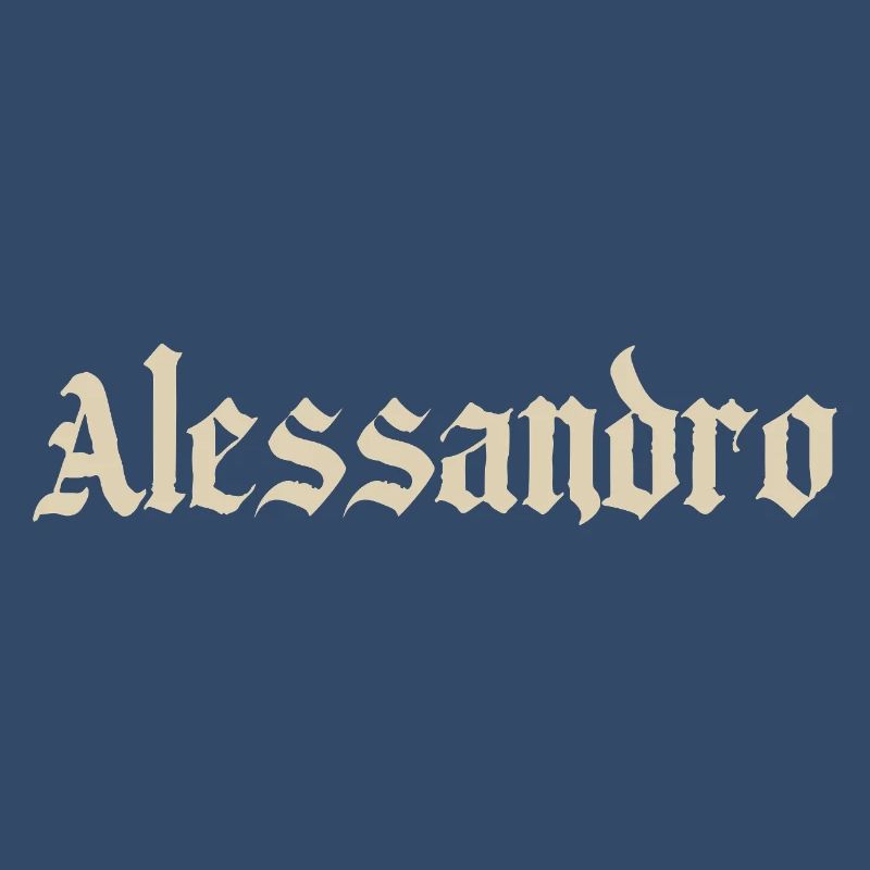 Alessandro Gothic Script