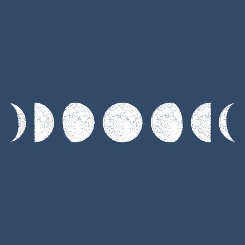 Moon Phase Circle Sequence