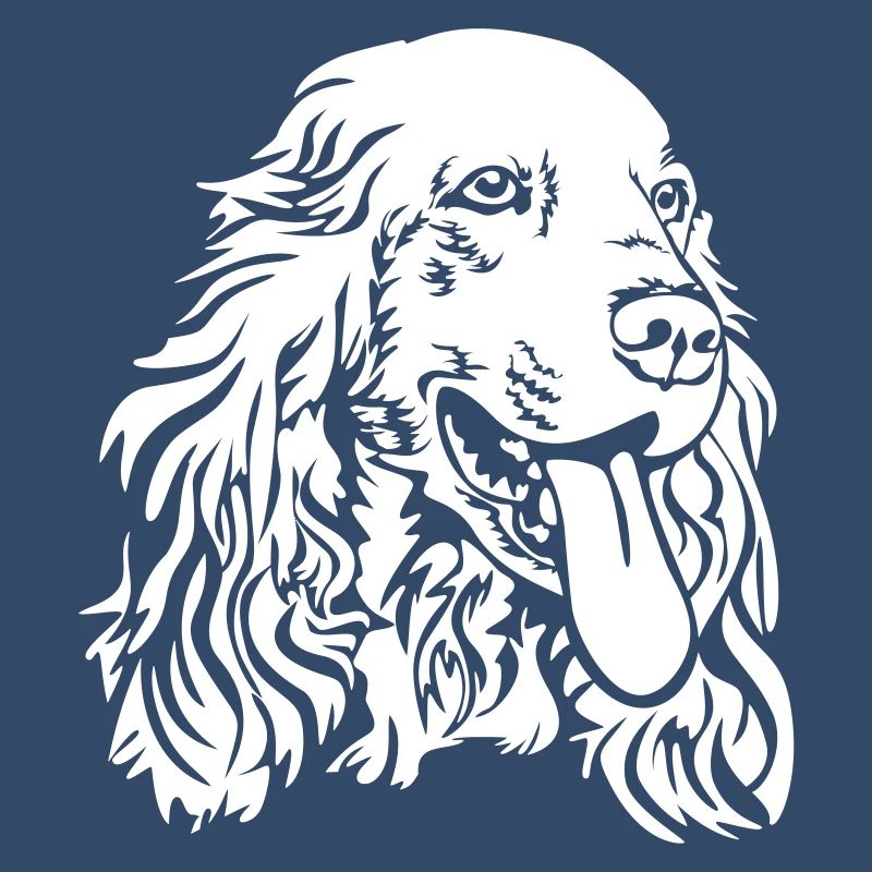 Cocker Spaniel Kopf "Black Edition"