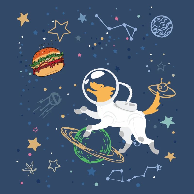 Explorateur de l’espace avec l’astronaute Fox