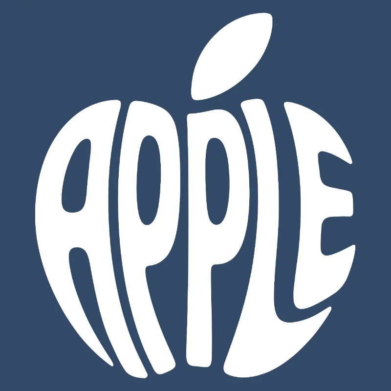 Apple Fruit Word Art