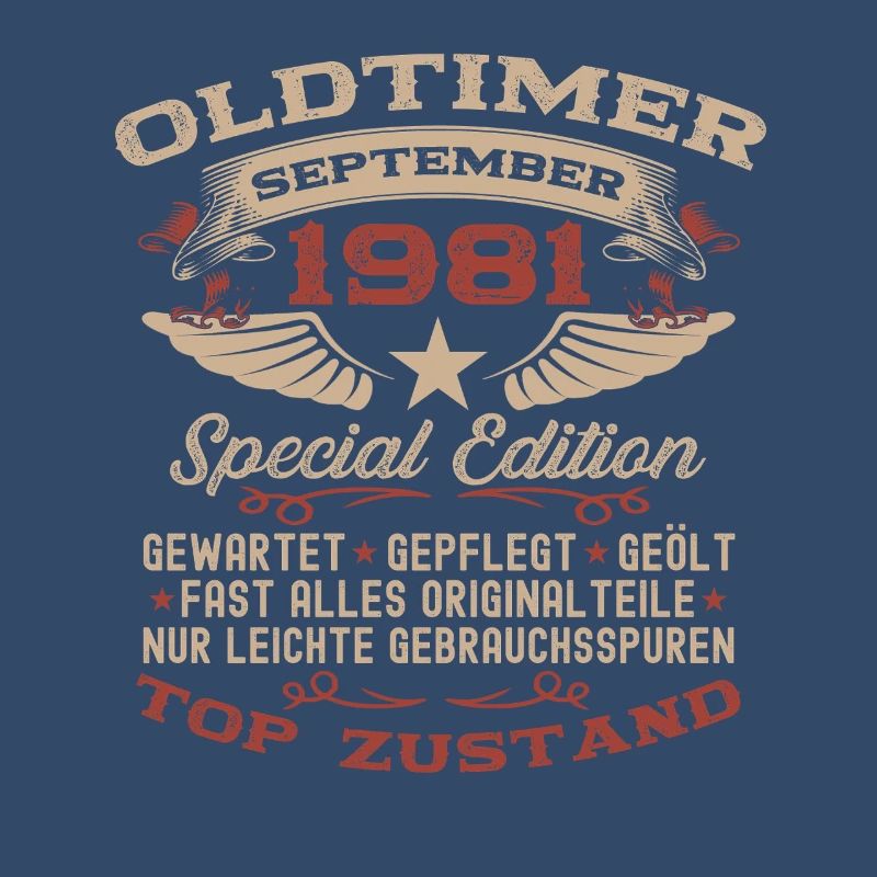 44. Geburtstag Geschenk Oldtimer September 1981