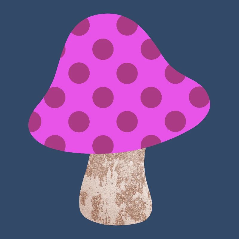 Motif de points champignons Points Points Roses Bonheur de la chambre de bébé