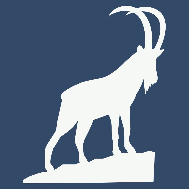 Alpine Bock Silhouette