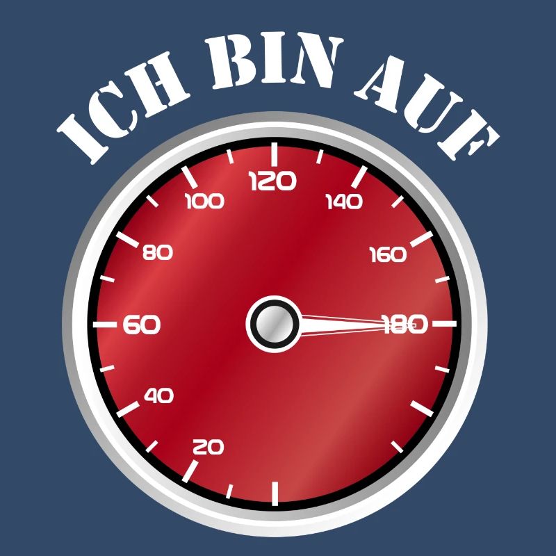 Red speedometer I'm on speed