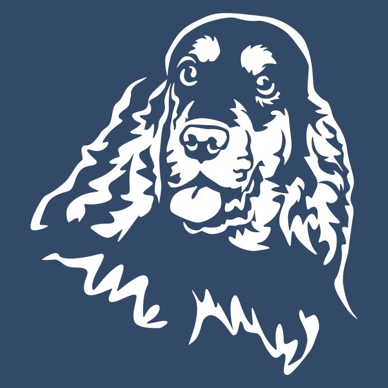 Cocker Spaniel Kopf "Black Edition"