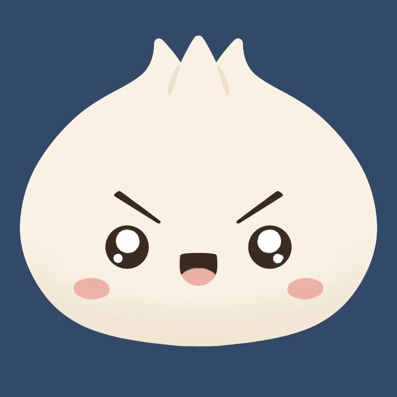 Grumpy Dumpling – süßes Maskottchen