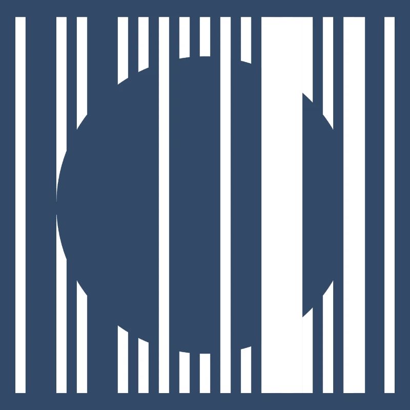 Vertical Stripe Circle