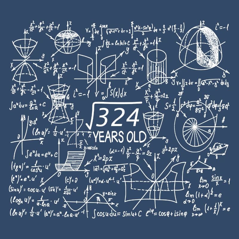 18th Birthday Math Math Student Mathefan