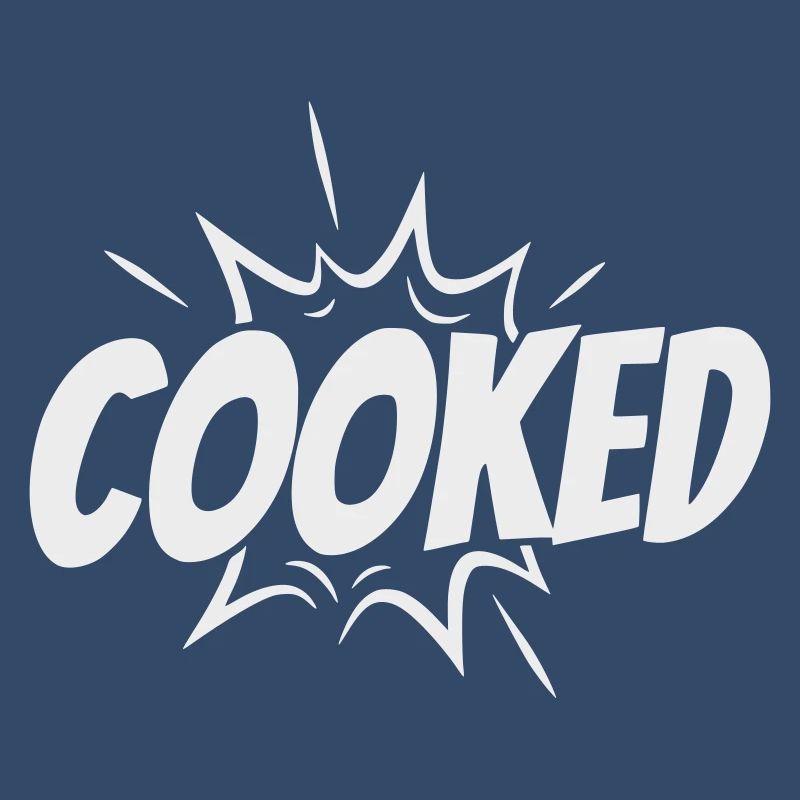 Cooked Explosive Comic Style